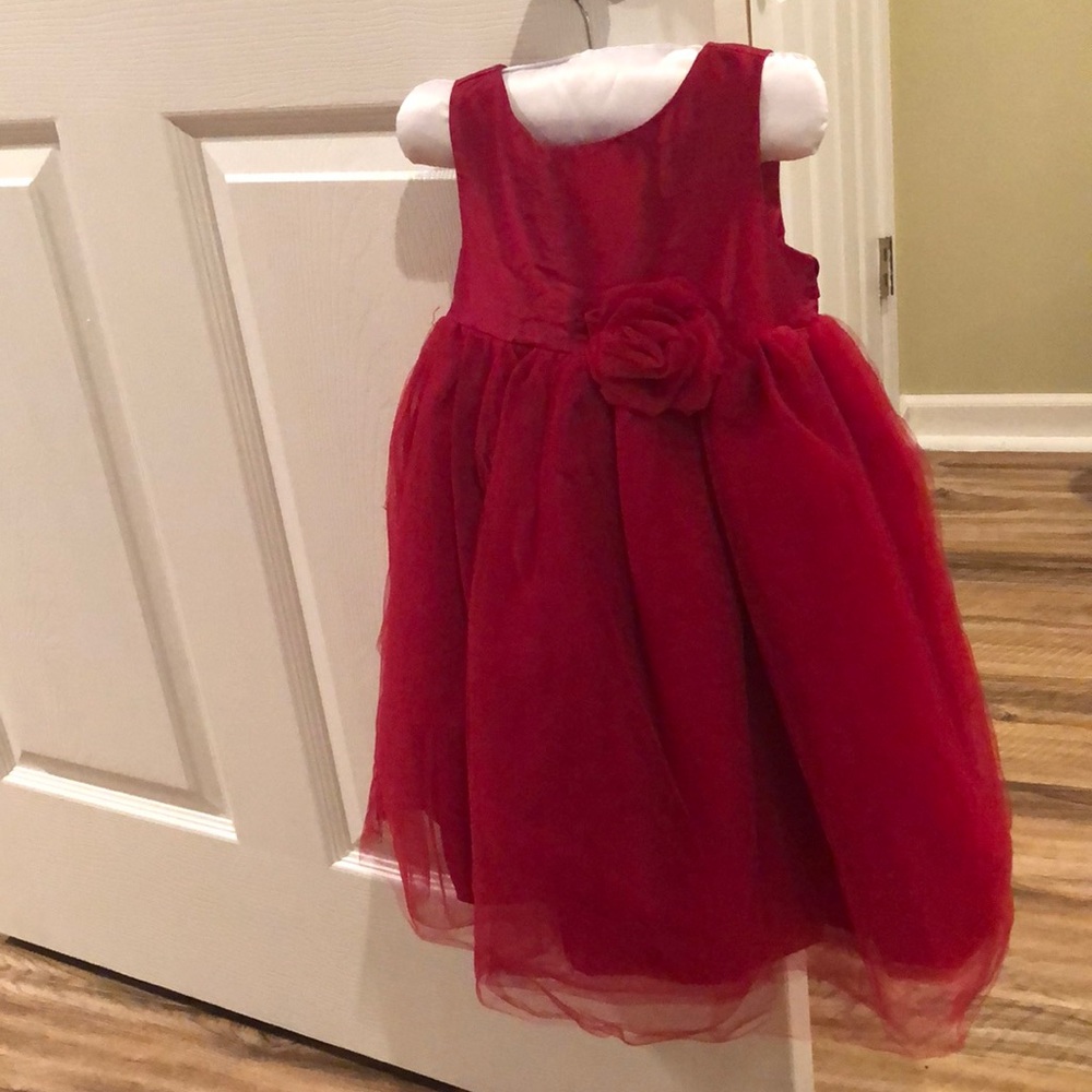 Heirlooms 18 months red tulle dress